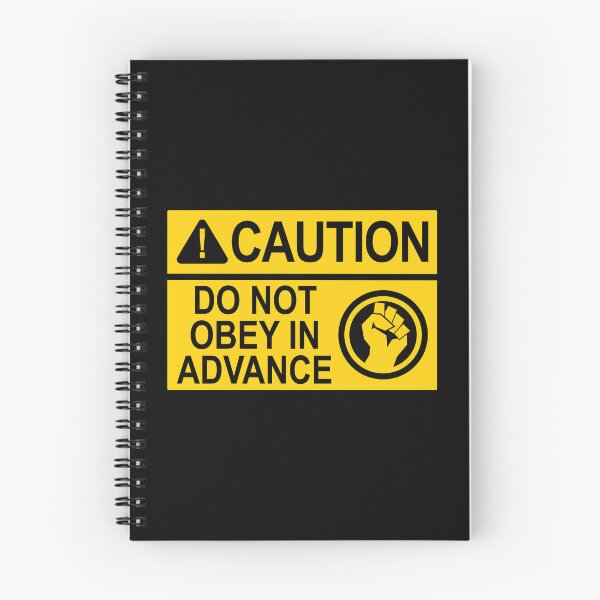 Item preview, CAUTION: DO NOT OBEY IN ADVANCE (yellow caution sign) designed and sold by Thelittlelord.