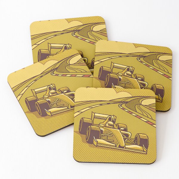 Item preview, Yellow Pix Car Sci-Fi Colors Speed F1 designed and sold by ART ATTACK ZONE.