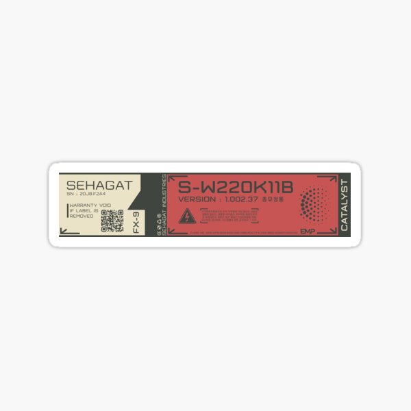 Artikel-Vorschau von Futuristischer japanischer Hightech-Cyberpunk Sticker, designt und verkauft von JulianoZn97.