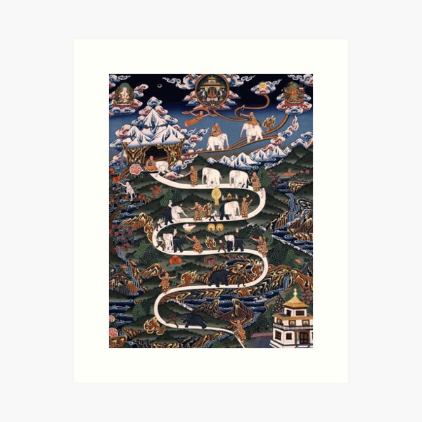 Item preview, The Nine Stages of Abiding Buddhist Path of Samatha designed and sold by Onodera.