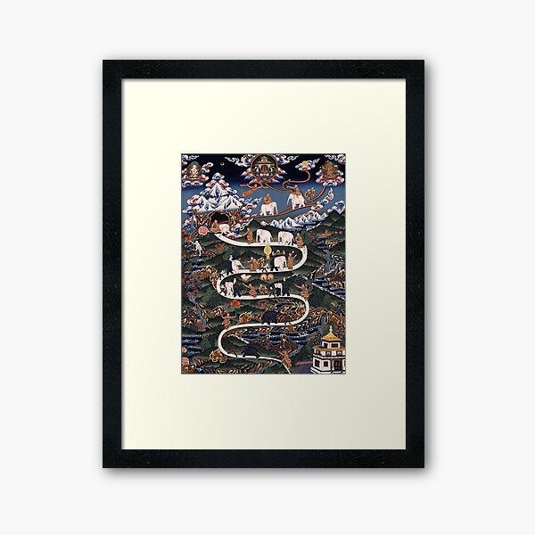 Item preview, The Nine Stages of Abiding Buddhist Path of Samatha designed and sold by Onodera.