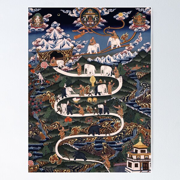Item preview, The Nine Stages of Abiding Buddhist Path of Samatha designed and sold by Onodera.