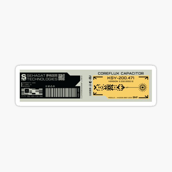Artikel-Vorschau von Futuristischer japanischer Cyberpunk Sticker, designt und verkauft von JulianoZn97.