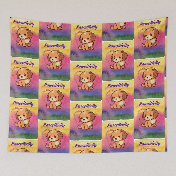 Item preview, Pawsitivity – Stay Pawsitive & Spread Good Vibes! designed and sold by LovelY PrintS.