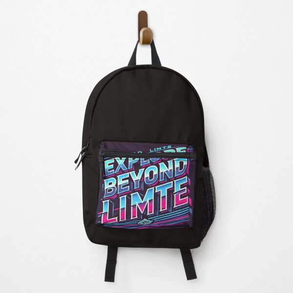 Item preview, Explore Beyond Limits - Neon Glitch Typography designed and sold by Marcinkowski-studio .