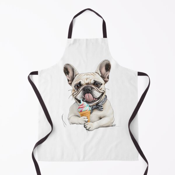 Item preview, Frenchie Eating a Twist Cone designed and sold by ThreeFrenchies.