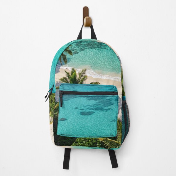Item preview, Paradise Beach with Palms and Turquoise Water - Tropical Haven designed and sold by Wild-way Art.