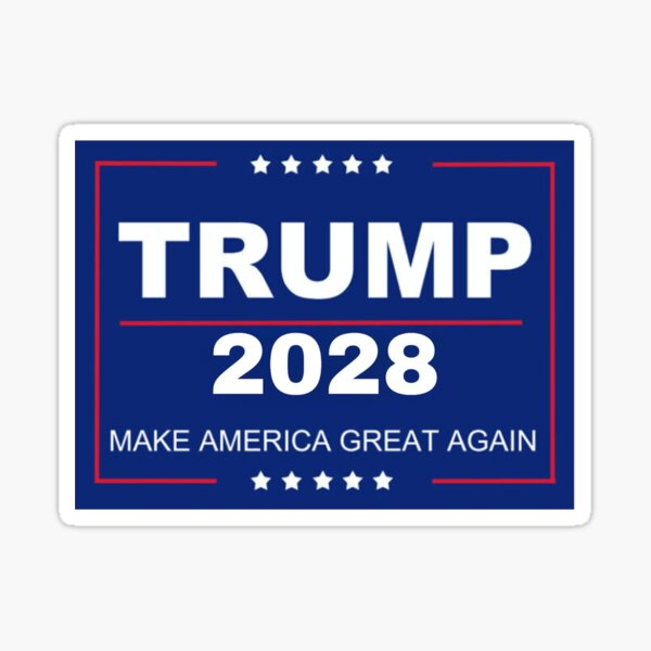 Vista previa del artículo con la obra «Trump 2028», diseñado y vendido por NebulaStrike.
