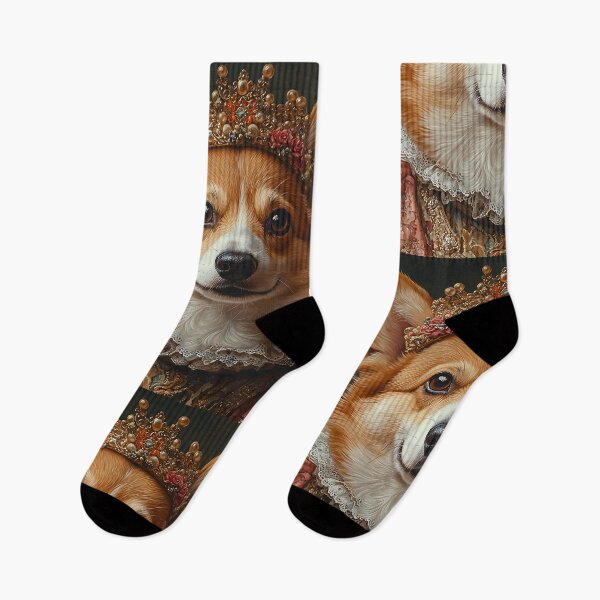 Item preview, Royal Queen Corgi - Animal Art designed and sold by Chrisjeffries24.