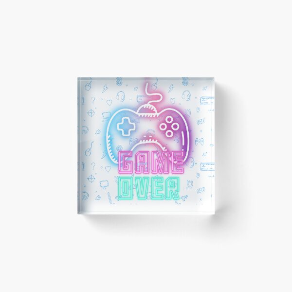 Item preview, Game Over Neon designed and sold by Totkisha1.