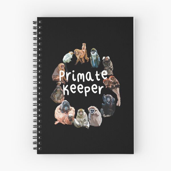 Item preview, P is for Primate Keeper,.Primate Keeper Design – Dedicated Care and Conservation of Monkeys and Apes Artwork designed and sold by PrettylittlepastelUk.