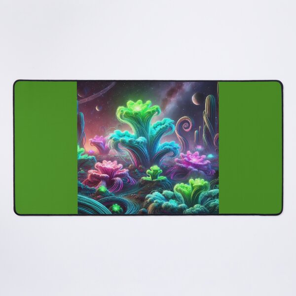 Item preview, Futuristic Alien Planet: Neon Flora and Cosmic Landscape designed and sold by Marcinkowski-studio .