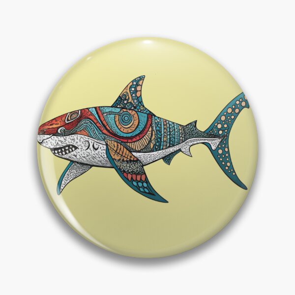 Item preview, multicolored shark designed and sold by alexandr-art.