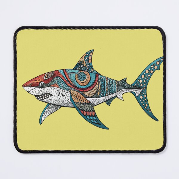 Item preview, multicolored shark designed and sold by alexandr-art.