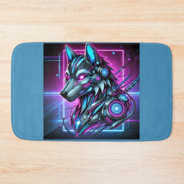 Item preview, “Cosmic Cyberpunk Wolf” designed and sold by Marcinkowski-studio .