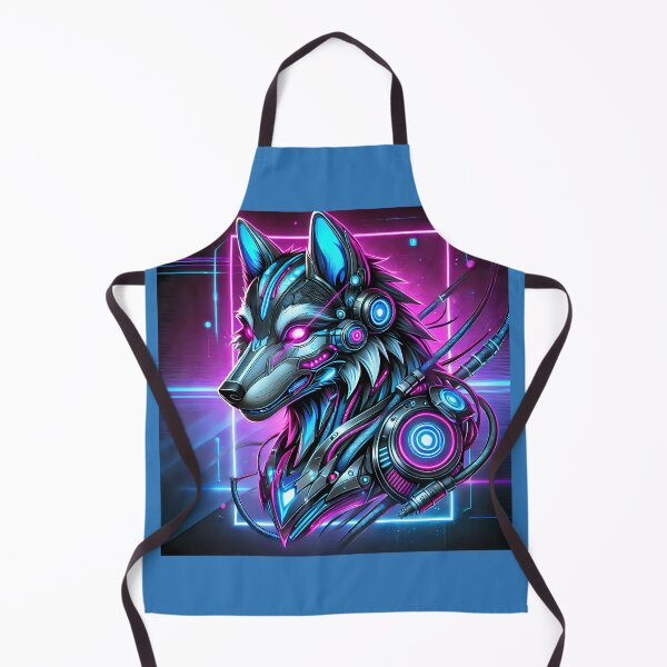 Item preview, “Cosmic Cyberpunk Wolf” designed and sold by Marcinkowski-studio .