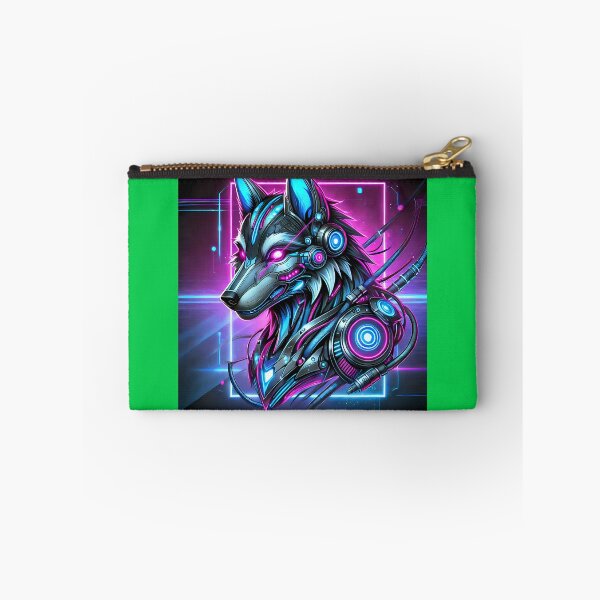 Item preview, “Cosmic Cyberpunk Wolf” designed and sold by Marcinkowski-studio .
