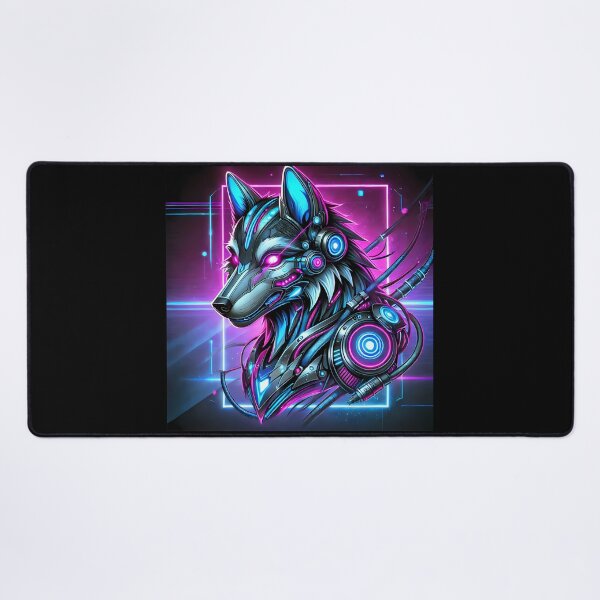 Item preview, “Cosmic Cyberpunk Wolf” designed and sold by Marcinkowski-studio .