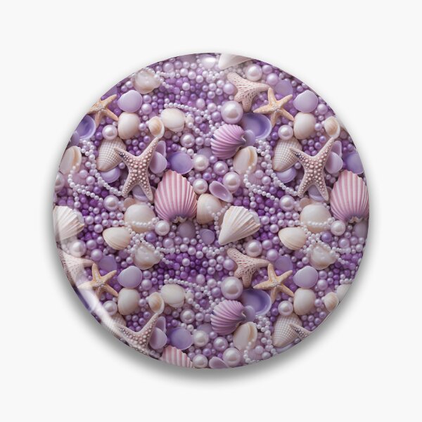 Item preview, Elegant Seashell and Pearl Seamless Pattern designed and sold by Aramdesing.