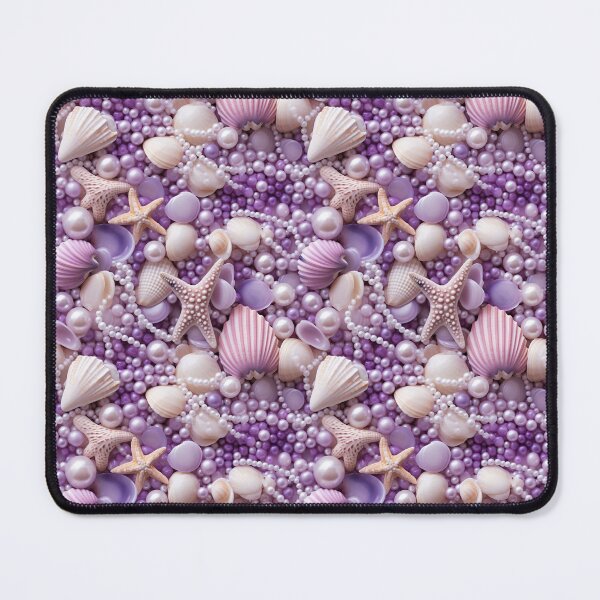 Item preview, Elegant Seashell and Pearl Seamless Pattern designed and sold by Aramdesing.