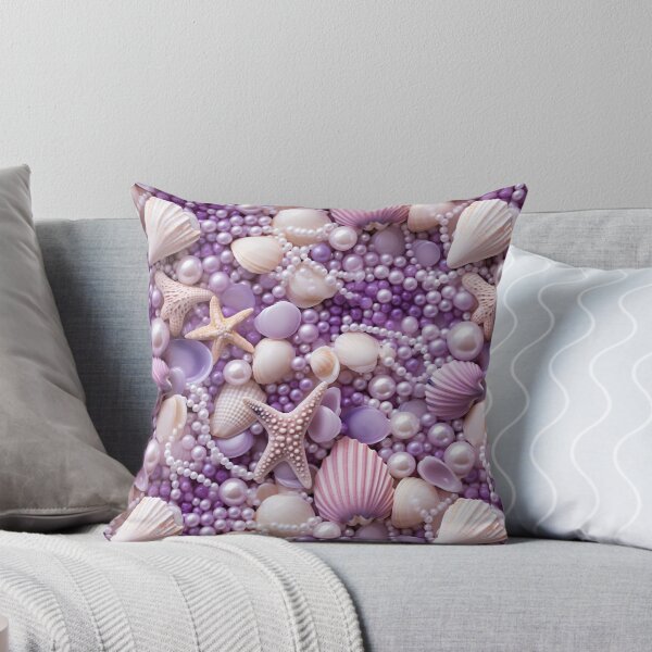 Item preview, Elegant Seashell and Pearl Seamless Pattern designed and sold by Aramdesing.
