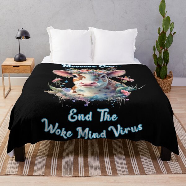 Item preview, Mooooove On...End the Woke Mind Virus designed and sold by WigOutlet.