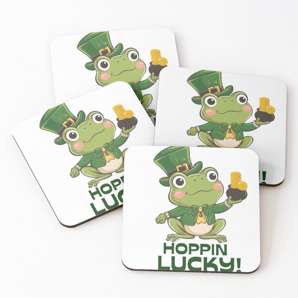 Item preview, Hoppin' Lucky Frog - Saint Patrick's Day Design designed and sold by fulldreamer2021.
