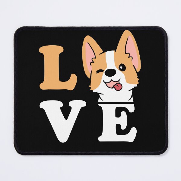 Item preview, Cute Corgi Love Winking Dog Kawaii Funny Pet Gift designed and sold by PrintCrafting.