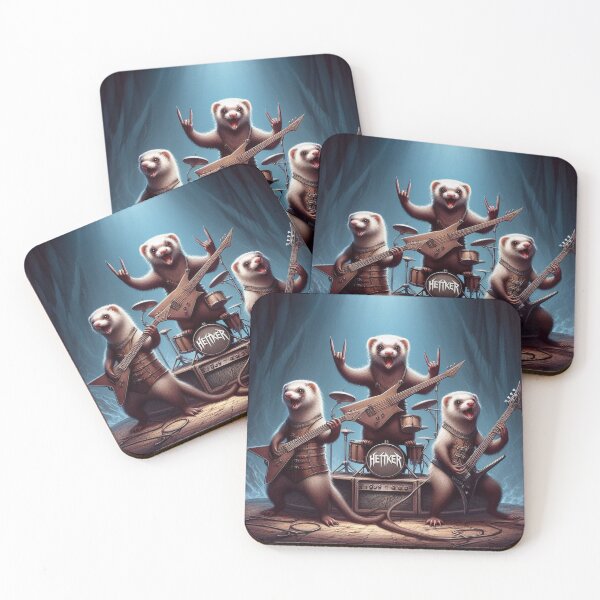 Item preview, Ferret Animals Metal Music Loving designed and sold by Dogandesighn.