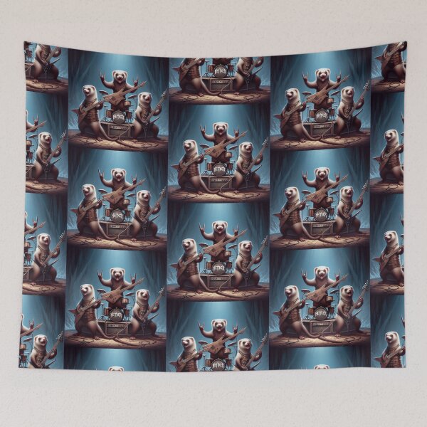 Item preview, Ferret Animals Metal Music Loving designed and sold by Dogandesighn.