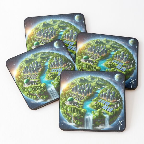 Item preview, Eco-Future: Green Planet of the Future designed and sold by Marcinkowski-studio .
