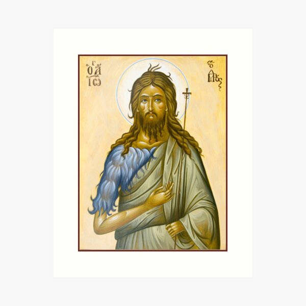 Item preview, St John the Forerunner and Baptist designed and sold by ikonographics.