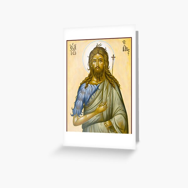 Item preview, St John the Forerunner and Baptist designed and sold by ikonographics.