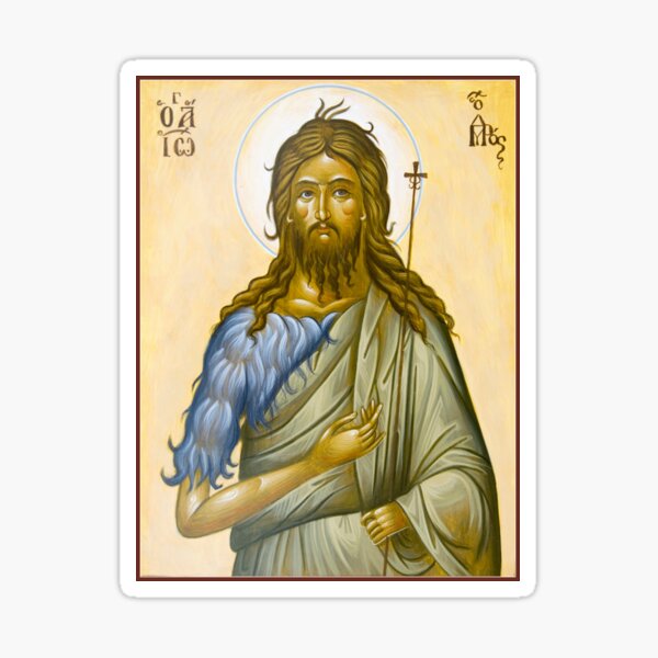 Item preview, St John the Forerunner and Baptist designed and sold by ikonographics.
