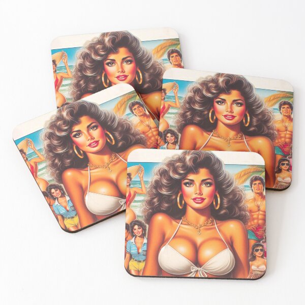 Item preview, Vintage Hot Summer Girl designed and sold by PulpVintage.