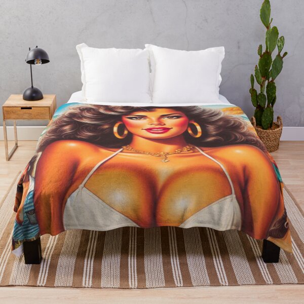 Item preview, Vintage Hot Summer Girl designed and sold by PulpVintage.