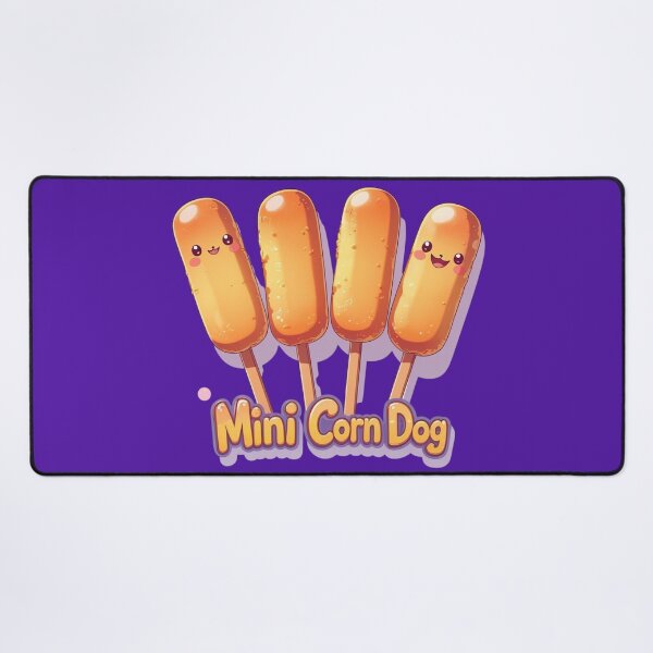 Item preview, Cute Kawaii Mini Corn Dog - Sweet Korean Street Food Art designed and sold by TopUpDesign.