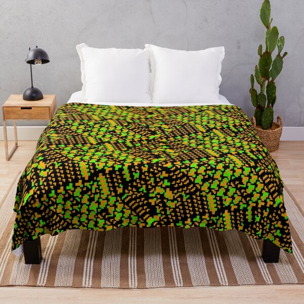 Item preview, Black, orange and green pattern designed and sold by Gargotaire.