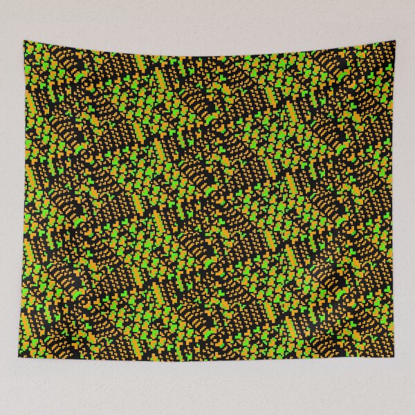 Item preview, Black, orange and green pattern designed and sold by Gargotaire.