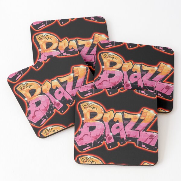 Item preview, Graffiti - Brazz - Orange Pink Crush Soda (Red Outline, Transparent) designed and sold by Brazz Official.