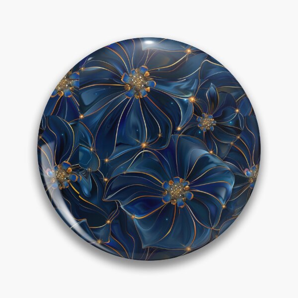 Item preview, Dark Blue Floral Pattern | Seamless Design designed and sold by Aramdesing.