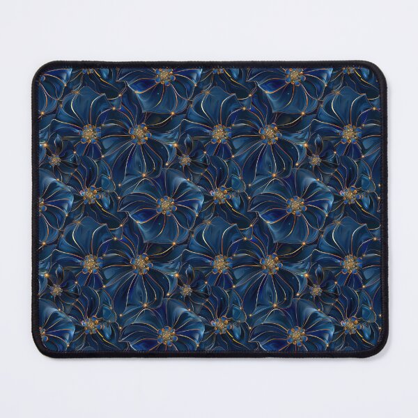 Item preview, Dark Blue Floral Pattern | Seamless Design designed and sold by Aramdesing.