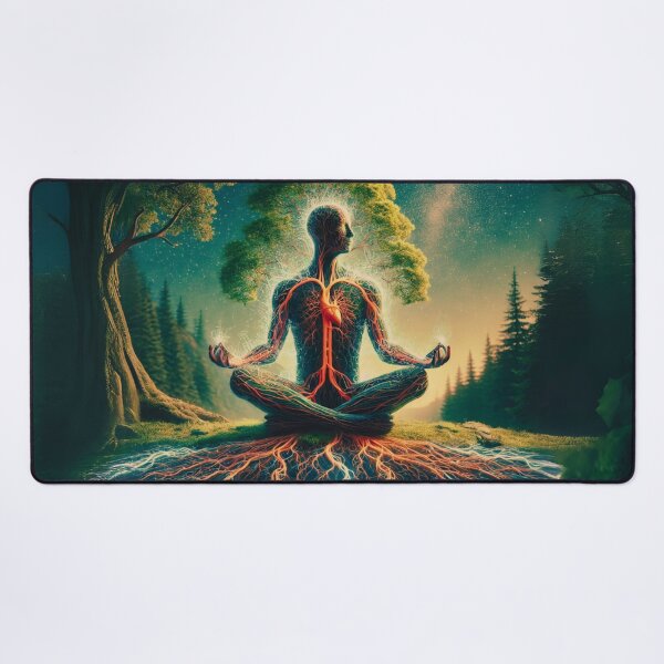Item preview, Tree of Life Meditation Cosmic Energy Flow – Spiritual Awakening Art | Energy Grounding Spiritual Art designed and sold by Sarasvati’s Divine Art.