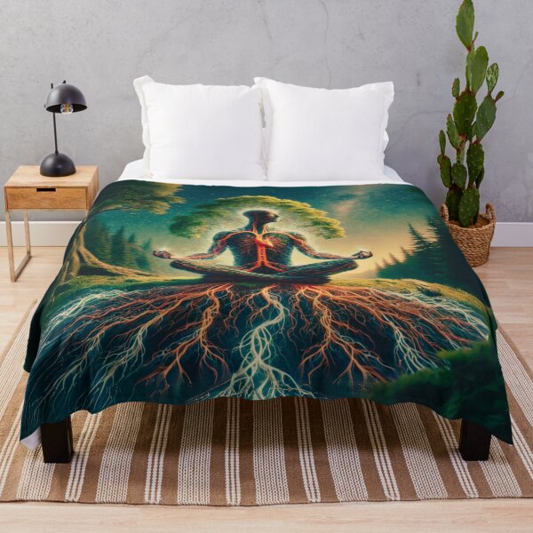 Item preview, Tree of Life Meditation Cosmic Energy Flow – Spiritual Awakening Art | Energy Grounding Spiritual Art designed and sold by Sarasvati’s Divine Art.