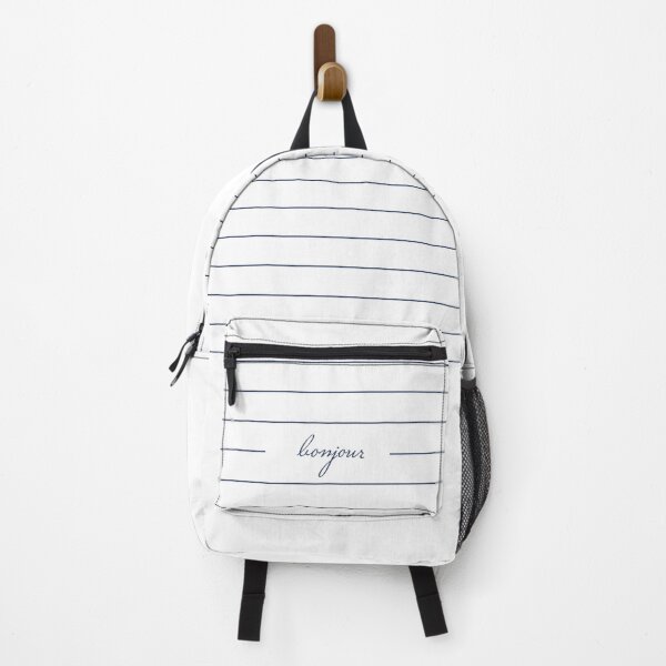 Item preview, Bonjour stripes designed and sold by Ramona-Gliga.