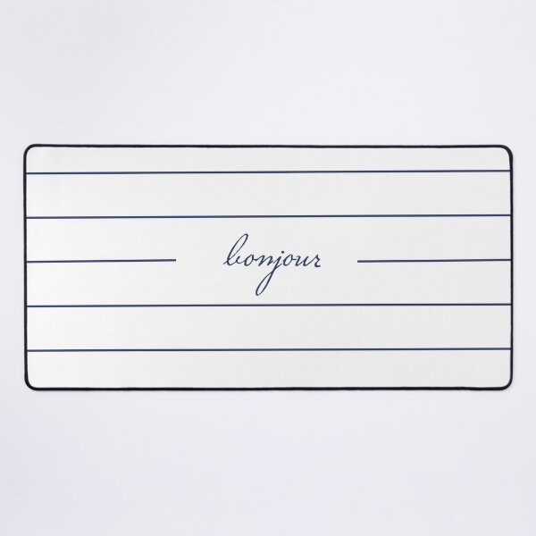 Item preview, Bonjour stripes designed and sold by Ramona-Gliga.