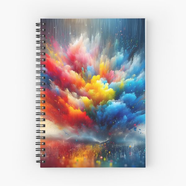 Item preview, Colorful Rain Symphony on Canvas designed and sold by inkNext.