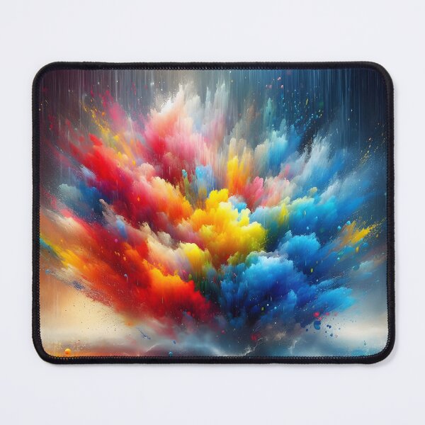 Item preview, Colorful Rain Symphony on Canvas designed and sold by inkNext.