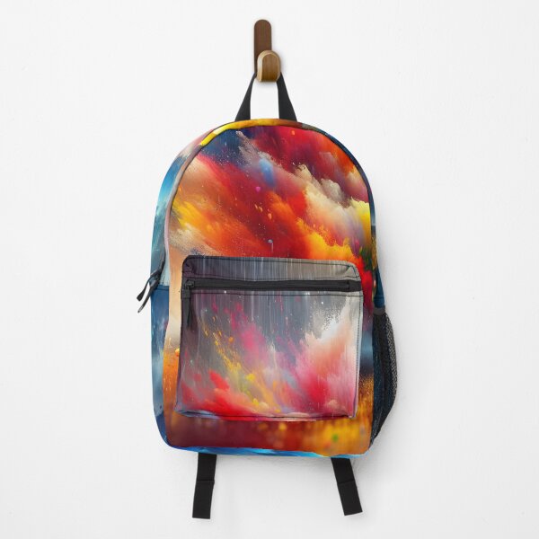 Item preview, Colorful Rain Symphony on Canvas designed and sold by inkNext.