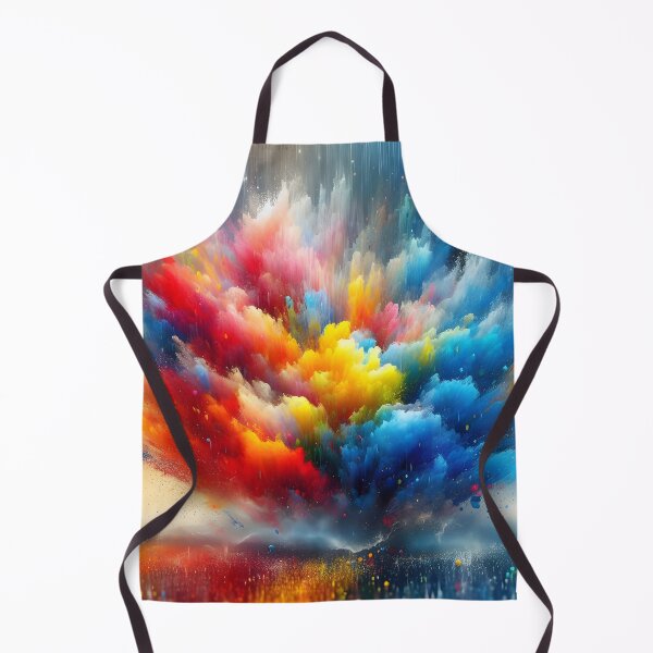Item preview, Colorful Rain Symphony on Canvas designed and sold by inkNext.